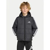 adidas Zimska jakna Essentials 3-Stripes JW2443 Črna Regular Fit