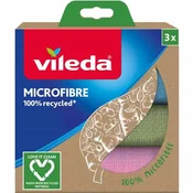 Vileda Vileda krpa iz mikrovlaken, 100 % reciklirana, 3 kosi.