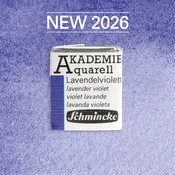 Akvarelna barva Schmincke AKADEMIE 1/2 ponvica - Golden pink - 449 Sivkasto vijolična