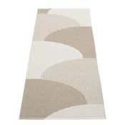Bež zunanji in notranji tekač 70x180 cm Hill Dark Linen – Pappelina