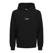 Jack & Jones Junior Majica JJESoho črna / bela