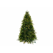 LAALU.cz Božično drevo umetna 3D jelka Merlin 210 cm s SMART LED LIGHTING s stojalom