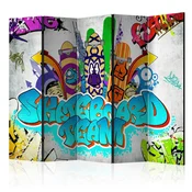 artgeist Paravan Skateboard Team I, 5-Delni, Dvostranski