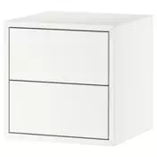 EKET Zidni ormaric s 2 fioke, bela, 35x35x35 cm