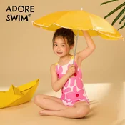 Adoreswim Jednodelni kupaci kostim za devojcice, Roze