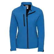 Blue Womens Soft Shell Russell Jacket