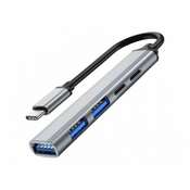 USB 3.1 TIP C na 3xHUB 3.0+TIP C+ PD