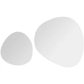shumee Stensko ogledalo 2 kosa 30 cm Pebble