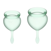 Satisfyer - Feel Good Menstrual Cup Set Light Green