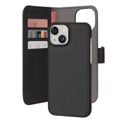 Snemljiva PURO denarnica - ovitek 2 v 1 za iPhone 15 (črna)