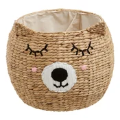 Otroška škatla za shranjevanje iz vodne hijacinte v naravni barvi o 49x40 cm Lidi Cat Face – Premier Housewares