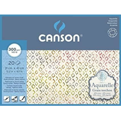Rayher. Blok akvarelni Aquarelle Canson 31x41 cm 300 g, 20 listni, Rough