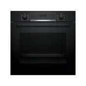 Bosch HBA514BB3/ Serija4/ mehanicka/ 71L/ 3D vruc vazduh/ crna Ugradna rerna ( HBA514BB3 )