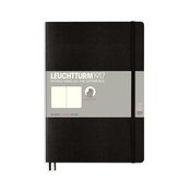 LEUCHTTURM1917 Srednje velika bilježnica LEUCHTTURM1917 Composition Softcover Notebook - B5, meki uvez, bez linija, 123 stranice - Black