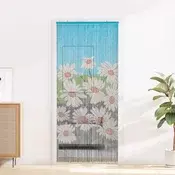 vidaXL Zavesa proti insektom večbarvno 200 x 90 cm Bambus