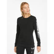 Black Womens Sports Sweatshirt Puma - Women