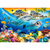 Castorland - Puzzle Dolphins in the Tropics 1000 - 1 000 kosov