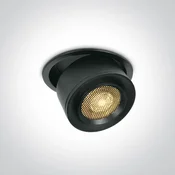 VGRADNA LED SVETILKA/15W/3000K/1500lm/15-45°/240V IP20 ČRNA DM11115G/B/W