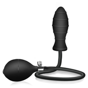 SuperLove Fill Me Up Inflatable Anal Plug Black