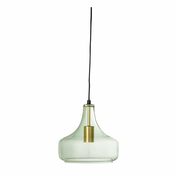 Zelena viseča svetilka s steklenim senčilom o 25,5 cm Yuser – Bloomingville
