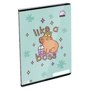 ICO: LizzySuli Lollipop Capybara kariran zvezek z motivom kapibare A4 27-32