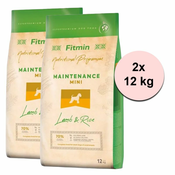 Fitmin Maintenance Mini Lamb & Rice 2 x 12 kg