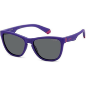 Polaroid Junior PLD8056/S 1JZ/M9 Polarized ONE SIZE (49) Vijolična/Siva