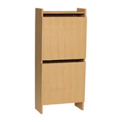 Preklopna omarica za čevlje v hrastovem dekorju v naravni barvi 50x110x24 cm Forma – Hübsch