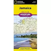 National Geographic Adventure Travel Map Jamaica