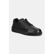 Usnjene superge Calvin Klein LOW TOP LACE UP BSKT LTH