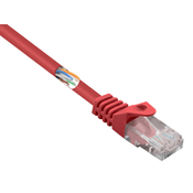 Renkforce Renkforce RF-5043840 RJ45 omrežni kabel\, Patch kabel CAT 5e U/UTP 1.00 m rdeča z zaščitnim zapornim zatičem 1 kos, (20418728)