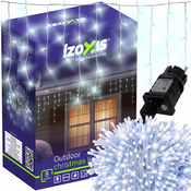 Zunanja svetlobna veriga 500 LED 22,5m hladno bela 82716