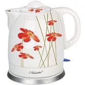 shumee Keramični električni grelnik vode z rdečim cvetjem 1,5 l 1200 W | Maestro MR-066-RED