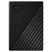 WD My Passport 4TB USB 3.2 2,5 črn zunanji trdi disk WDBPKJ0040BBK-WESN