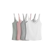 The Set Top siva/pastelno zelena/staro roza/bela