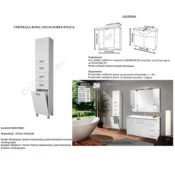 Ceramica Lux Roma vertikala 35x190 polica