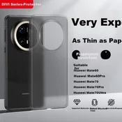 Divi Maska za mobilni telefon Huawei Mate 70 Pro+ / Huawei Mate 70 Pro, Crna