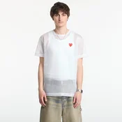 Majice Comme des Garçons PLAY T-Shirt Red Emblem White XL