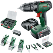 BOSCH Bosch Home and Garden Universal Impact 18V -akumulatorski udarni vrtalnik vklj. polnilnik\, vklj. kovček, (21533320)