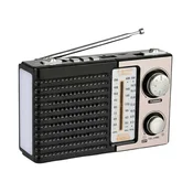 AVIZAR Prenosni večpasovni radiosprejemnik FM/MW/SW s teleskopsko anteno, Zlata, (5000250538)