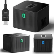 shumee Prenosni čistilec zraka z ionizatorjem za domačo pisarno, USB-C, tih in učinkovit