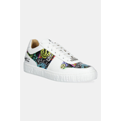 Kožne tenisice Philipp Plein Nappa Lo-Top Smile boja: bijela, USC0663 PLE010N 01