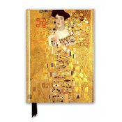 Zápisník Gustav Klimt: Adele Bloch Bauer (Foiled Journal)