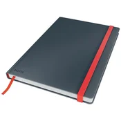 LEITZ ZVEZEK B5 TP ČRTAN 80L Z ELASTIKO SIV COSY 44830089