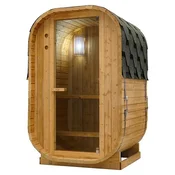 SANOTECHNIK zunanja savna za 1-2 osebi Lindholm 128,2x120x194 cm (komplet za sestavo)