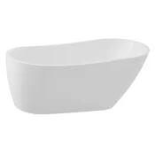 AQUALINE Samostoječa Akrilna Kad TISA 170x80 Asimetrična, Bela