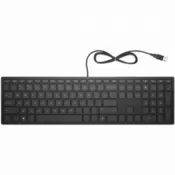 HP Žicna tastatura PAVILION 300 (Crna) 4CE96AA USB, Membranski tasteri, EN (US)