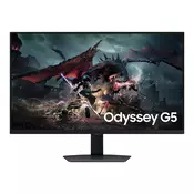 SAMSUNG LS32DG500EUXEN 32-palčni WQHD IPS, odziv 1 ms, 165 Hz osveževanja, ravni zaslon, svetlost 350 cd/m2