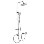 Inter Ceramic Riser tuš 1F sjedište, Rucka za tuš 3F, Slavina, Podesivo, Hrom
