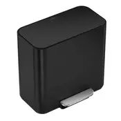 Simplehuman simplehuman DUAL MINI pedalna kanta za otpad 15 L, mat crni celik CW2121